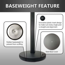 Heavy Duty Retractable Belt Crowd Control Pole with Sturdy Base – 1 Pc - justgrabit.in | Just Grab It