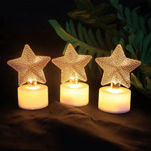 Set of 12 Decorative LED Star Candles - Justgrabit Inc.