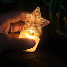 Set of 12 Decorative LED Star Candles - Justgrabit Inc.