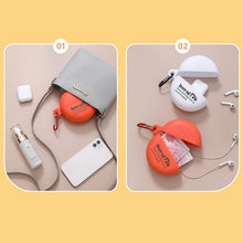 Plastic Round Multi - Purpose Empty Storage Box with Keychain (1 Pc) - justgrabit.in | Just Grab It