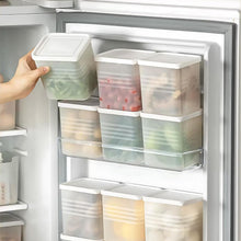 Transparent Square Plastic Food Storage Container Set (6 Pc) - justgrabit.in | Just Grab It