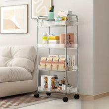4 Layer Multipurpose Storage Trolley with Wheels - justgrabit.in | Just Grab It