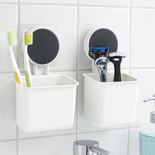Wall Mounted Plastic Toothbrush Holder with Adhesive Installation (2 Pc) - justgrabit.in | Just Grab It