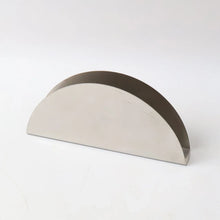 Stainless Steel Half - Moon Shaped Tissue Paper Napkin Holder Stand (1 Pc) - Justgrabit Inc.