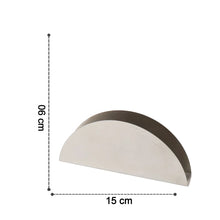 Stainless Steel Half - Moon Shaped Tissue Paper Napkin Holder Stand (1 Pc) - Justgrabit Inc.