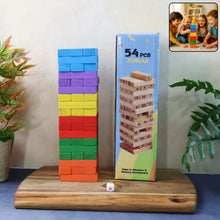 Wooden Stacking Tower Game - (54 Pc) - Justgrabit Inc.