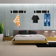 Wall Mounted Coat Hanger Rack – 6 Hooks for Clothes, Jackets & Hats - Justgrabit Inc.