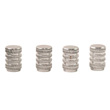 Tire Valve Stem Caps Fit 4pcs Silver - justgrabit.in | Just Grab It