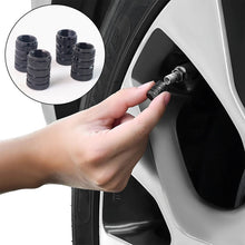Tire Valve Stem Caps Fit 4pcs Silver - justgrabit.in | Just Grab It