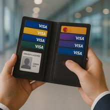 Premium Multi - Compartment Travel Document Holder and Card Organizer Wallet (1 Pc) - Justgrabit Inc.