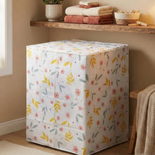Waterproof & Dustproof Floral Washing Machine Cover (62×56×83 cm) - justgrabit.in | Just Grab It