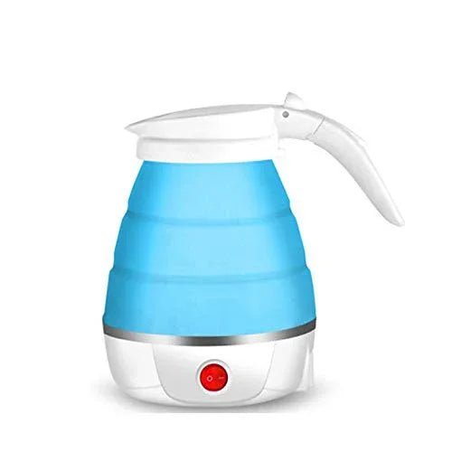 Silicone Foldable Collapsible Electric Water Kettle Camping Boiler - justgrabit.in | Just Grab It