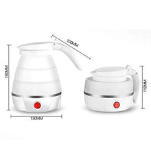 Silicone Foldable Collapsible Electric Water Kettle Camping Boiler - justgrabit.in | Just Grab It