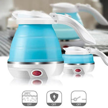 Silicone Foldable Collapsible Electric Water Kettle Camping Boiler - justgrabit.in | Just Grab It