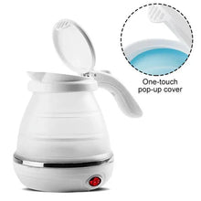 Silicone Foldable Collapsible Electric Water Kettle Camping Boiler - justgrabit.in | Just Grab It