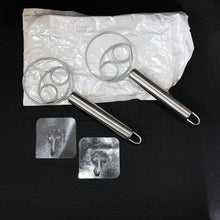 2 - Piece Stainless Steel Spiral Hand Whisk - (2 Pc / Set) - justgrabit.in | Just Grab It