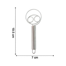 2 - Piece Stainless Steel Spiral Hand Whisk - (2 Pc / Set) - justgrabit.in | Just Grab It