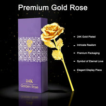 Luxury Decorative Gold Plated Artificial Golden Rose with Premium Box - justgrabit.in | Just Grab It