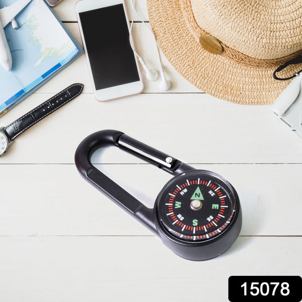 Clip Snap Hook Mini Compass (1 Pc / Mix Design) - justgrabit.in | Just Grab It