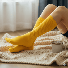Bright Knee - High Stretch Socks (1 Pair) - justgrabit.in | Just Grab It