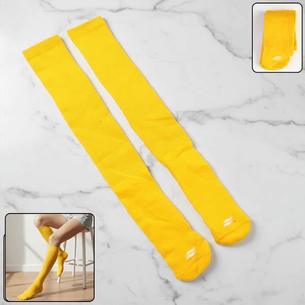 Bright Knee - High Stretch Socks (1 Pair) - justgrabit.in | Just Grab It