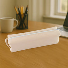 Slim PU Leather Pencil Pouch - (1 Pc) - justgrabit.in | Just Grab It