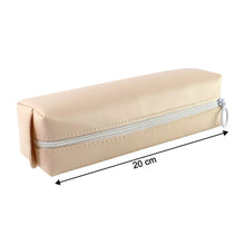 Slim PU Leather Pencil Pouch - (1 Pc) - justgrabit.in | Just Grab It
